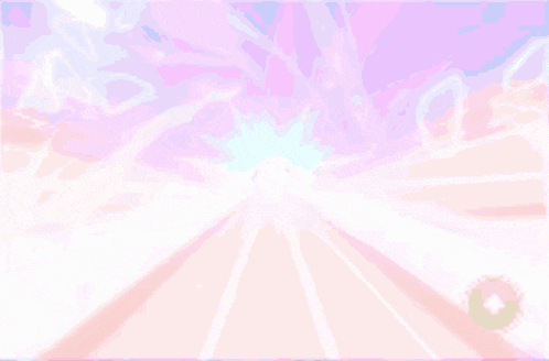 a purple and pink background with a white circle in the middle