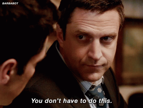 Rafael Barba Barbabot GIF - Rafael Barba Barbabot You Dont Have To Do This GIFs