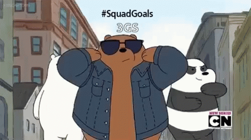 We Bare Bears Squad Goals GIF - We Bare Bears Squad Goals Squad GIFs