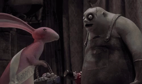 Easter Nightmare Before Christmas GIF - Easter Nightmare Before Christmas Bunny GIFs