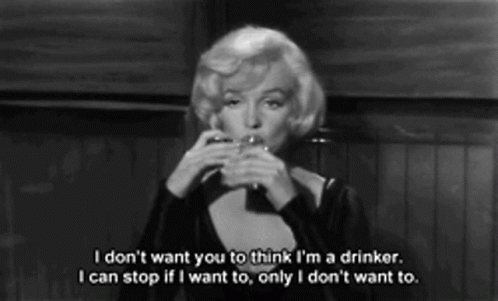 Marilyn Monroe Need A Drink GIF - Marilyn Monroe Need A Drink Dont Want To But Need To GIFs