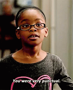 When Ur Friend Shows Up On Time For Once GIF - Punctual On Time Blackish GIFs