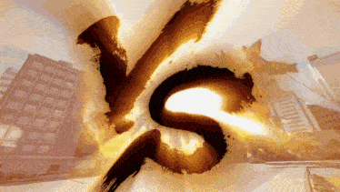 the letter s is surrounded by a circle of light