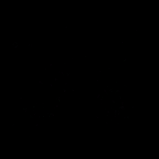 a black background with a bunch of circles and dots