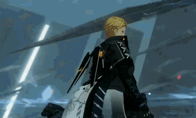 a man in a futuristic suit with the number 101 on his back