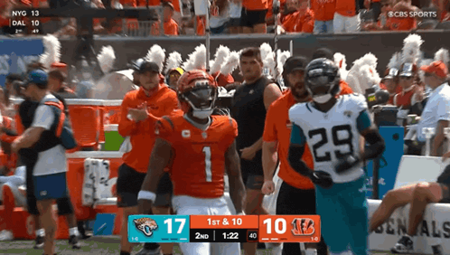 a football game between the bengals and the nyg