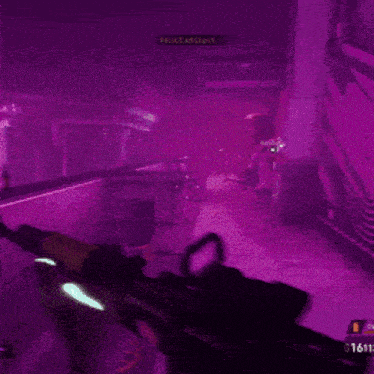 a video game is being played with a purple background that says police assault on it