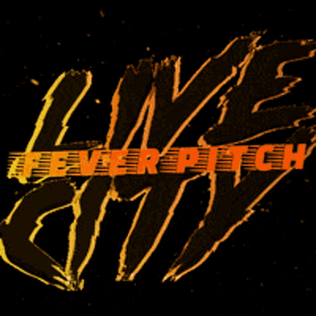 a black and orange logo for luke smith fever pitch