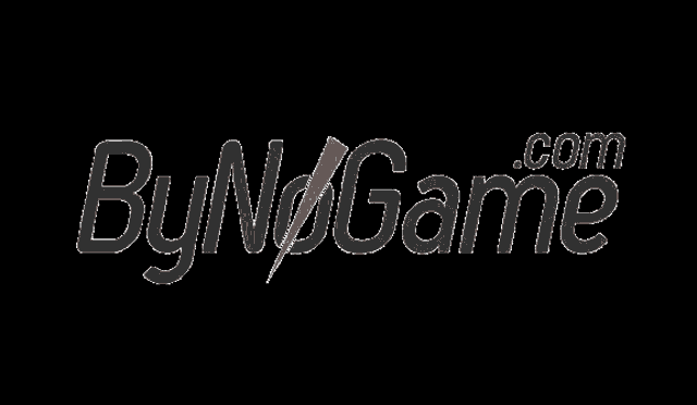 a logo for bynogame.com with a lightning bolt