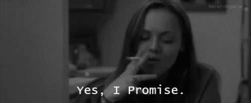 Yes, I Promise GIF - Promise Christinaricci Yes I Promise GIFs