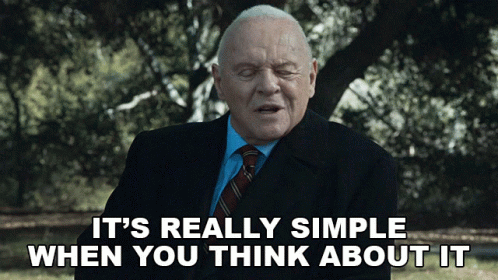 Its Really Simple When You Think About It The Mentor GIF - Its Really Simple When You Think About It The Mentor Anthony Hopkins GIFs