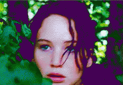 Hiding Katniss GIF - Hiding Katniss Katnisseverdeen GIFs