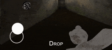 a screenshot of a video game with the word drop at the top