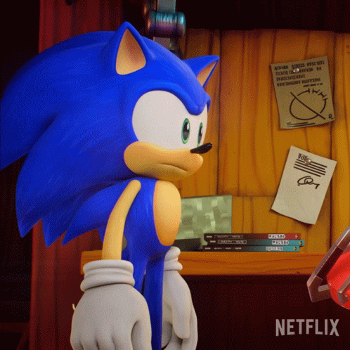 Offended Sonic The Hedgehog GIF - Offended Sonic The Hedgehog Sonic Prime GIFs