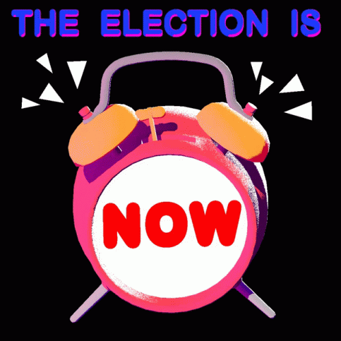 Moveon The Election Is Now GIF - Moveon The Election Is Now Alarm Clock GIFs