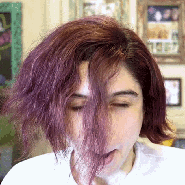 Blowing Up Hair Scherezade Shroff GIF - Blowing Up Hair Scherezade Shroff Playing With Hair GIFs