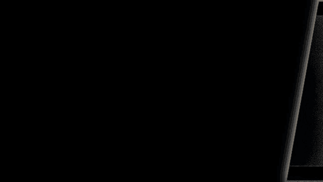 a black background with a yellow stripe on the bottom right