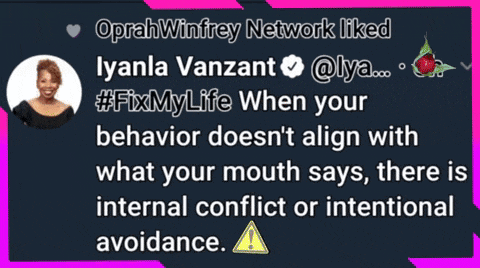 an oprah winfrey network liked lyandla vanzant 's tweet