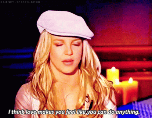 Britney Spears Love Makes You Feel Like GIF - Britney Spears Love Makes You Feel Like You Can Do Anything GIFs
