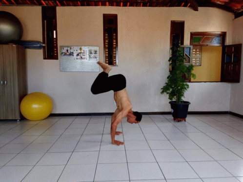 Yoga Kakasana GIF