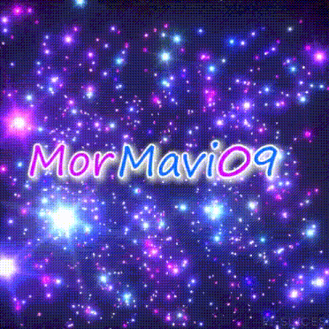 the word mormaviq is surrounded by lots of colorful stars
