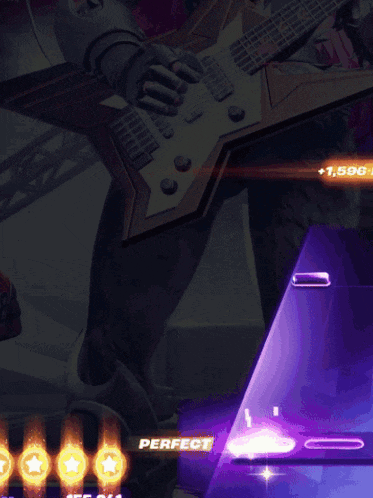 a video game with the word perfect on the bottom right