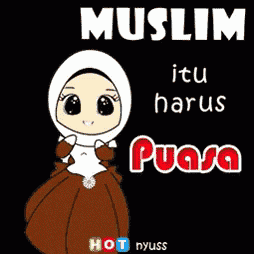 a cartoon of a muslim girl wearing a hijab