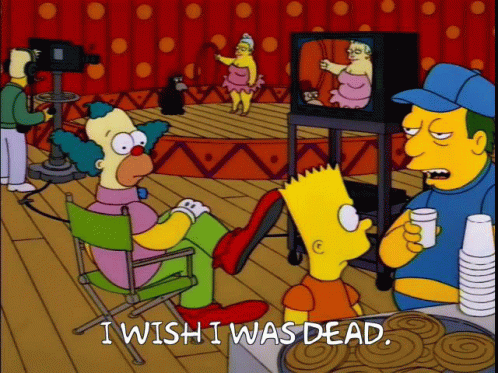 The Simpsons Dead GIF - The Simpsons Simpsons Dead GIFs
