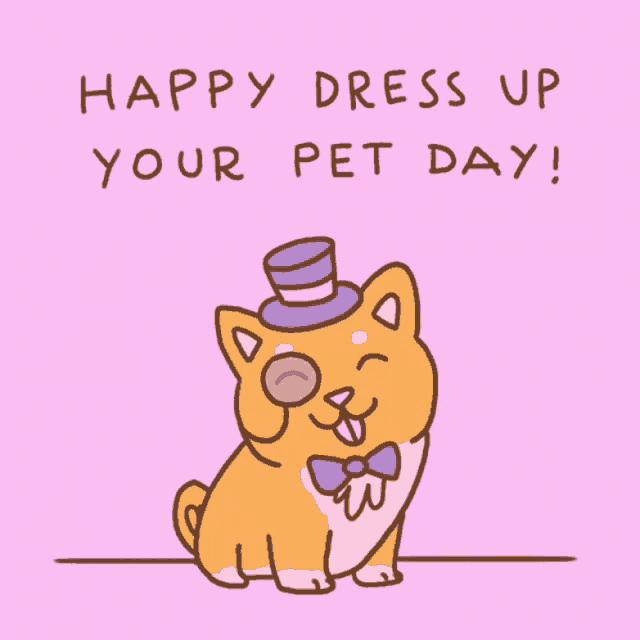 a cartoon of a dog wearing a top hat and bow tie