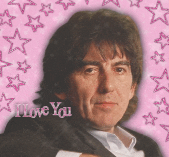 a picture of a man with the words " i love you " written on it