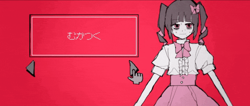 a girl in a pink dress stands in front of a red background with chinese writing