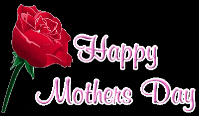 a purple rose and the words happy mother 's day