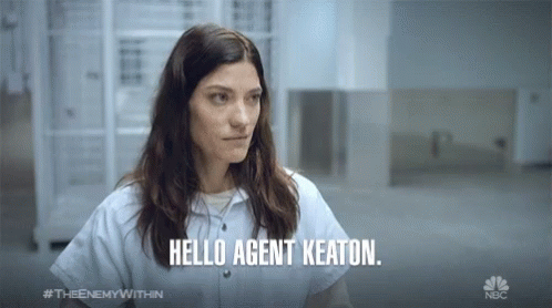 Hello Agent Keaton Greeting GIF - Hello Agent Keaton Greeting Unwelcomed GIFs