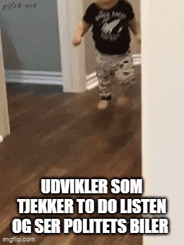 Politi Biler Sunrise GIF