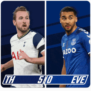 two soccer players one from tottenham and one from eve