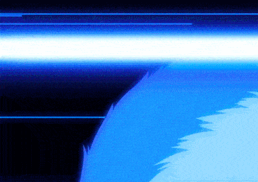 a blue background with a white line in the middle of it