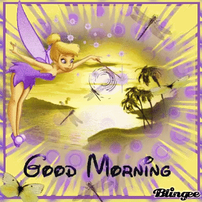 Good Morning Tinkerbell GIF - Good Morning Tinkerbell GIFs