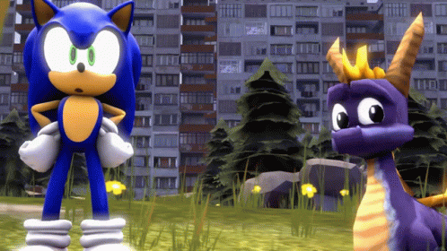 Sonic Spyro GIF - Sonic Spyro Sonic X Spyro GIFs