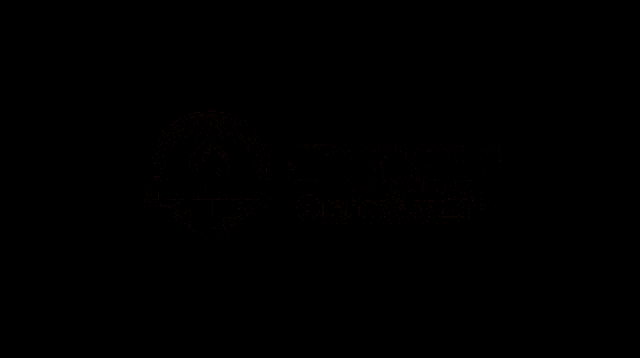a yellow and orange background with a black background