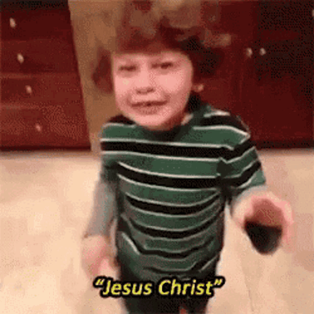 Jesus Christ Kid GIF