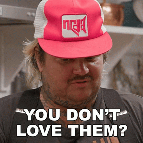 You Dont Love Them Matty Matheson GIF - You Dont Love Them Matty Matheson Chicken Finger Birthday Sub Ft Chef Rang And Murder Hornets GIFs