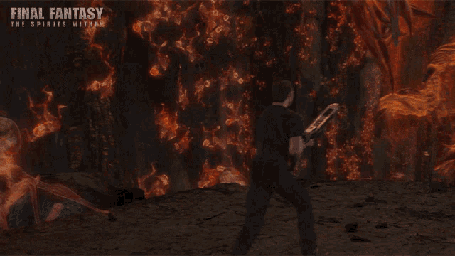Fight Final Fantasy GIF - Fight Final Fantasy The Spirits Within GIFs