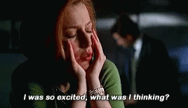 Scully Excited GIF - Scully Excited Disappointed GIFs