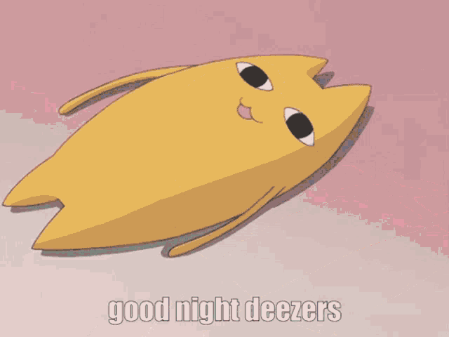 a picture of a cat with the words good night deezers written below it