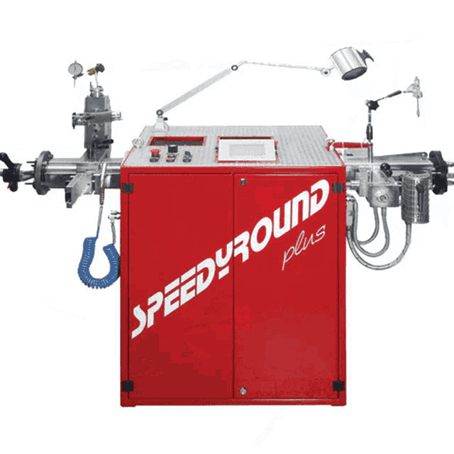 a red and black machine with the word professional on it