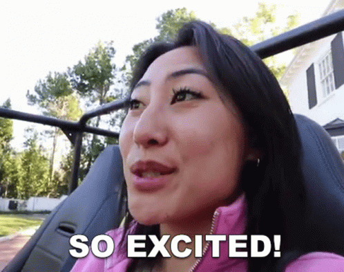 So Excited Lizzy Capri GIF - So Excited Lizzy Capri I Cant Wait GIFs
