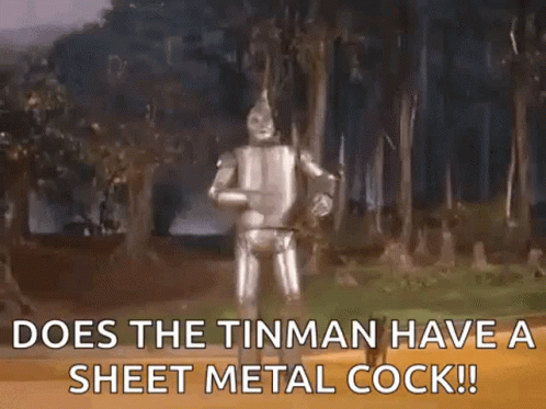 Excuse Me Tin Man GIF - Excuse Me Tin Man Wizard Of Oz GIFs