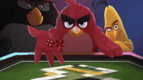 Angry Birds Angry Birds Dice GIF - Angry Birds Angry Birds Dice Angry Bird Dice GIFs