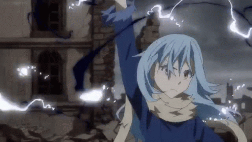 Anime Black Lightning GIF - Anime Black Lightning Rimuru Tempest GIFs