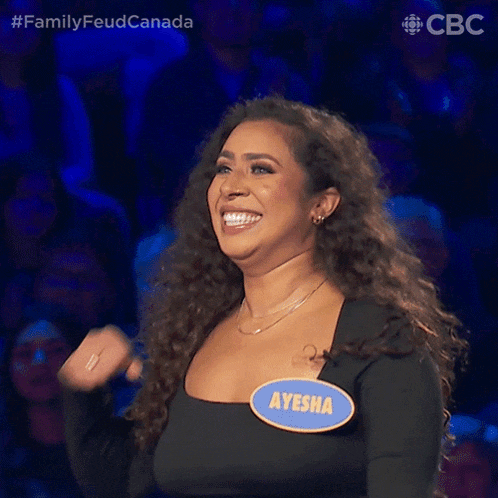 a woman with a name tag that says ayesha